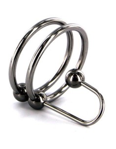 Sperm Stopper Double Ring 2.5cm - Diamètre 8mm 2