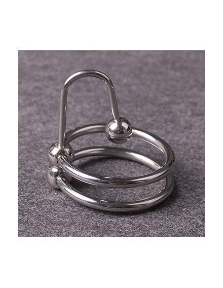 Sperm Stopper Double Ring 2.5cm - Diamètre 8mm