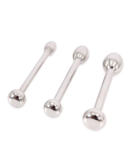 Kit de 3 plugs pour urètre 4.5cm | 6 à 10mm