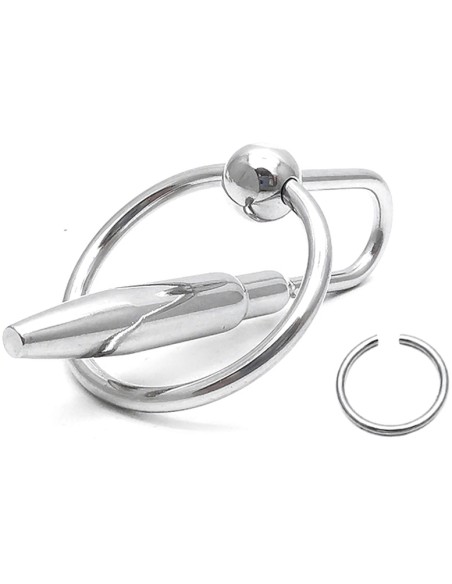 Sperm Stopper plug Stop 6cm - Diamètre 8mm