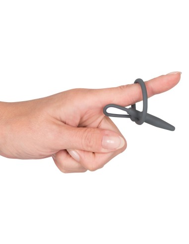 Plug Penis Silicone avec Anneau 5.5cm - Diamètre 8mm