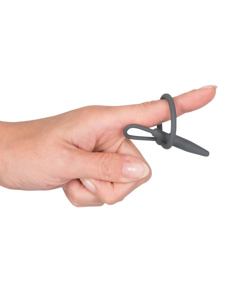 Plug Penis Silicone avec Anneau 5.5cm - Diamètre 8mm