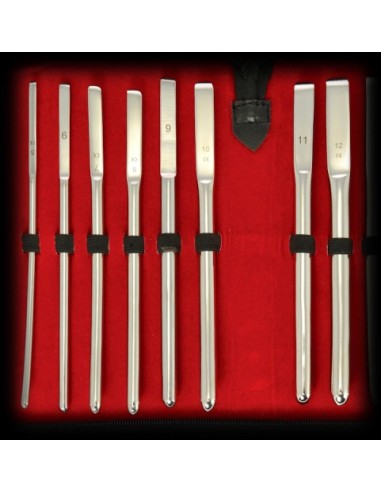 Kit de 8 tiges pour urètre 5 à 12mm