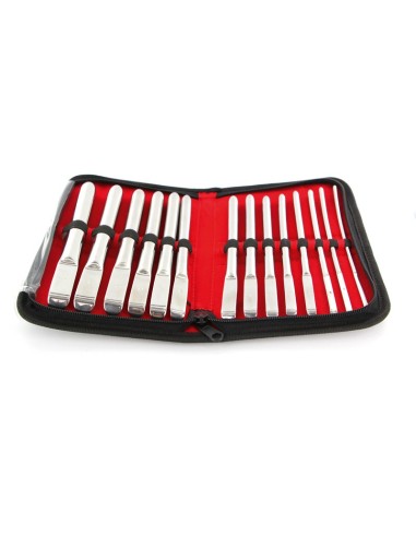 Lot de 14 tiges d'urètre 13cm - 4 à 17mm