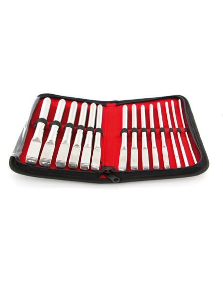 Lot de 14 tiges d'urètre 13cm - 4 à 17mm