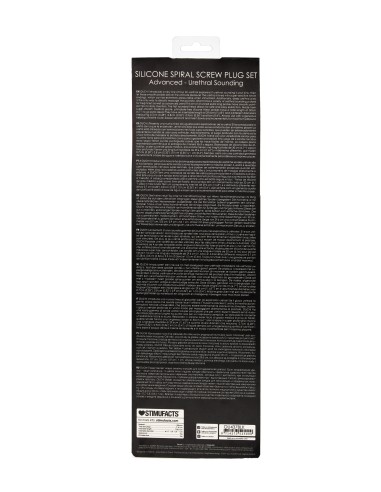 Lot de 4 Tiges pour Urètre Sporal Screw 30cm - Diamètres de 7 à 10mm