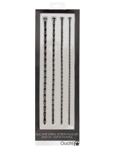 Pack de 4 tiges pour urètre Spiral Screw 30 cm - Diamètres de 3 à 6mm 2
