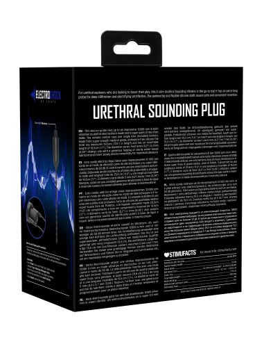 Tige d'urètre Électro Silicone 18cm - Diamètre 8mm