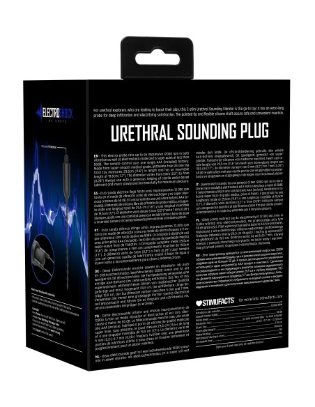 Tige d'urètre Électro Silicone 18cm - Diamètre 8mm