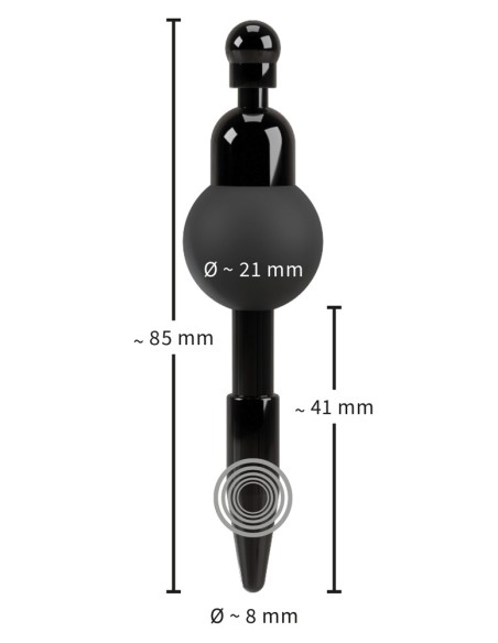 Plug Pénis Vibrant Insert In 4 cm - Diamètre 7mm