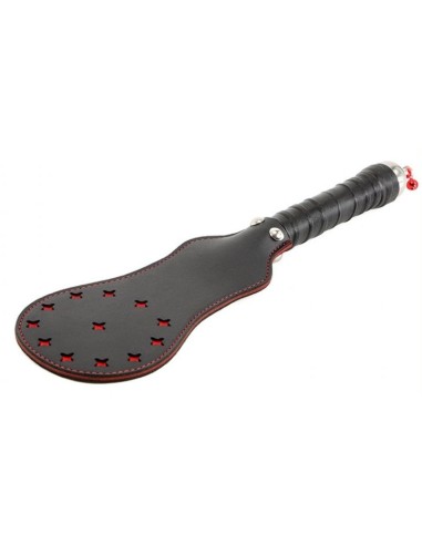 Paddle en simili Star noir-rouge 35cm