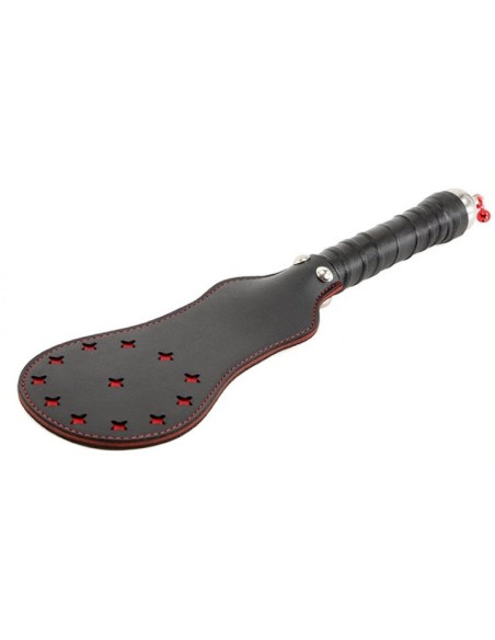 Paddle en simili Star noir-rouge 35cm