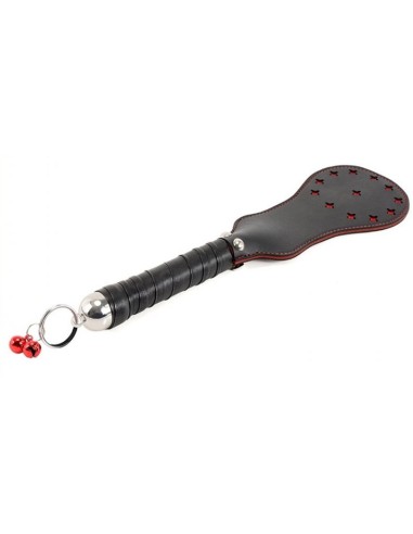 Paddle en simili Star noir-rouge 35cm
