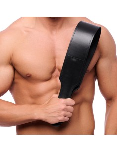 Paddle double en cuir - 42cm X 7,5cm