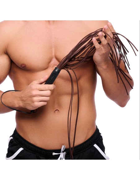 MARTINET BRINS EN CUIR MARRON - 50cm