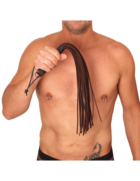 Martinet Lanières en cuir Marron 50cm