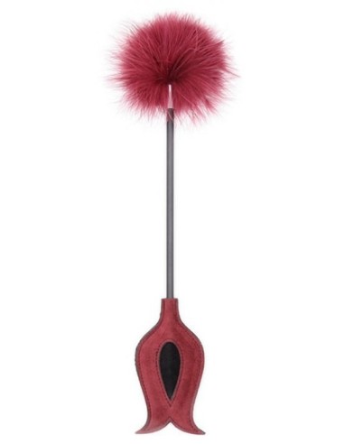 Cravache-Plumeau Victoria Pourpre 43cm