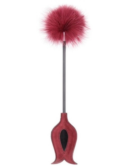 Cravache-Plumeau Victoria Pourpre 43cm