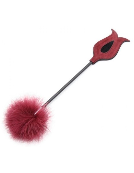 Cravache-Plumeau Victoria Pourpre 43cm