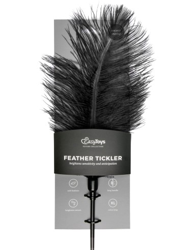 Plumeau Teasing 56cm Noir