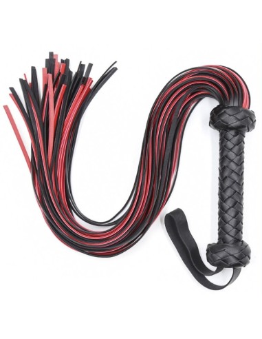 Martinet Lofy Whip 65cm Noir-Rouge