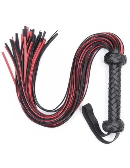 Martinet Lofy Whip 65cm Noir-Rouge