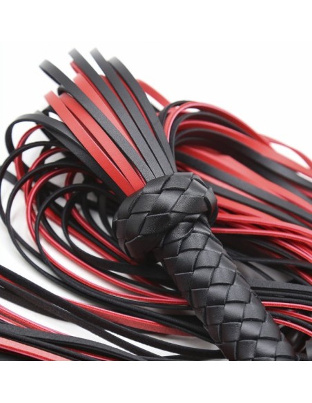 Martinet Lofy Whip 65cm Noir-Rouge