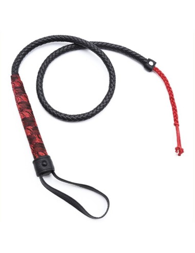 Fouet Chinese Design 90cm Noir-Rouge