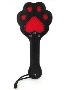 Paddle Patte 28 x 13cm Noir-Rouge
