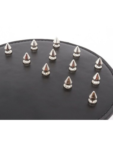 Paddle avec pointes métal 30 x 15cm Noir