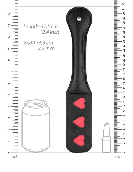 Paddle Tri Hearts 32cm