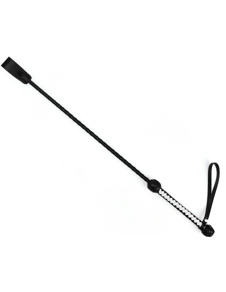 Cravache en Cuir Woveny 64cm