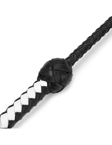 Cravache en Cuir Woveny 64cm