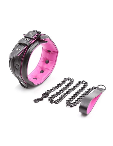 Collier Laisse Rose