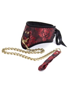Collier Laisse SCANDAL Rouge