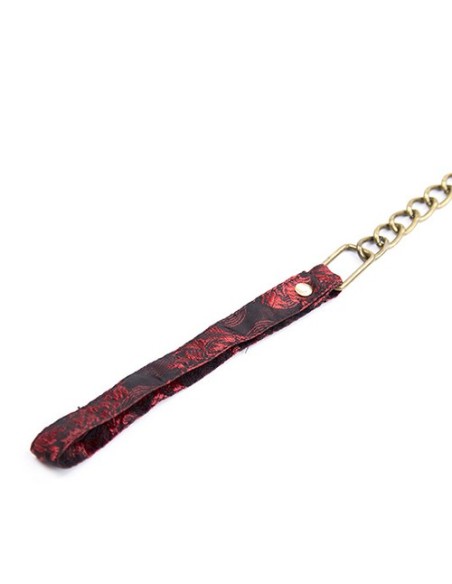 Collier Laisse SCANDAL Rouge