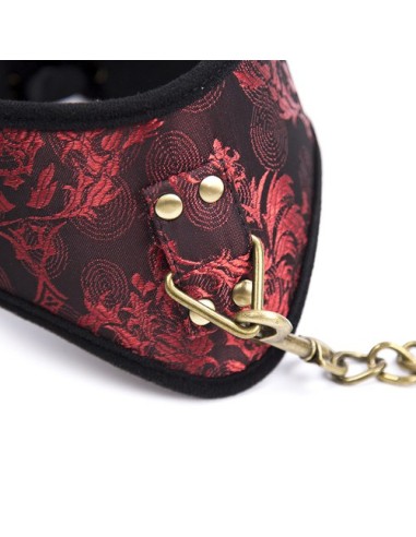 Collier Laisse SCANDAL Rouge