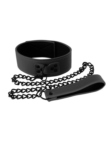 Collier et Laisse Renegade noir