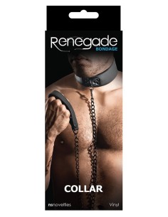 Collier et Laisse Renegade noir 2