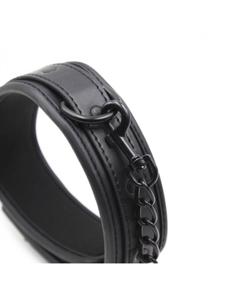 Collier + Laisse Noir