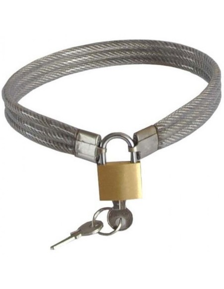 Collier en métal Slave Lock avec Cadeans